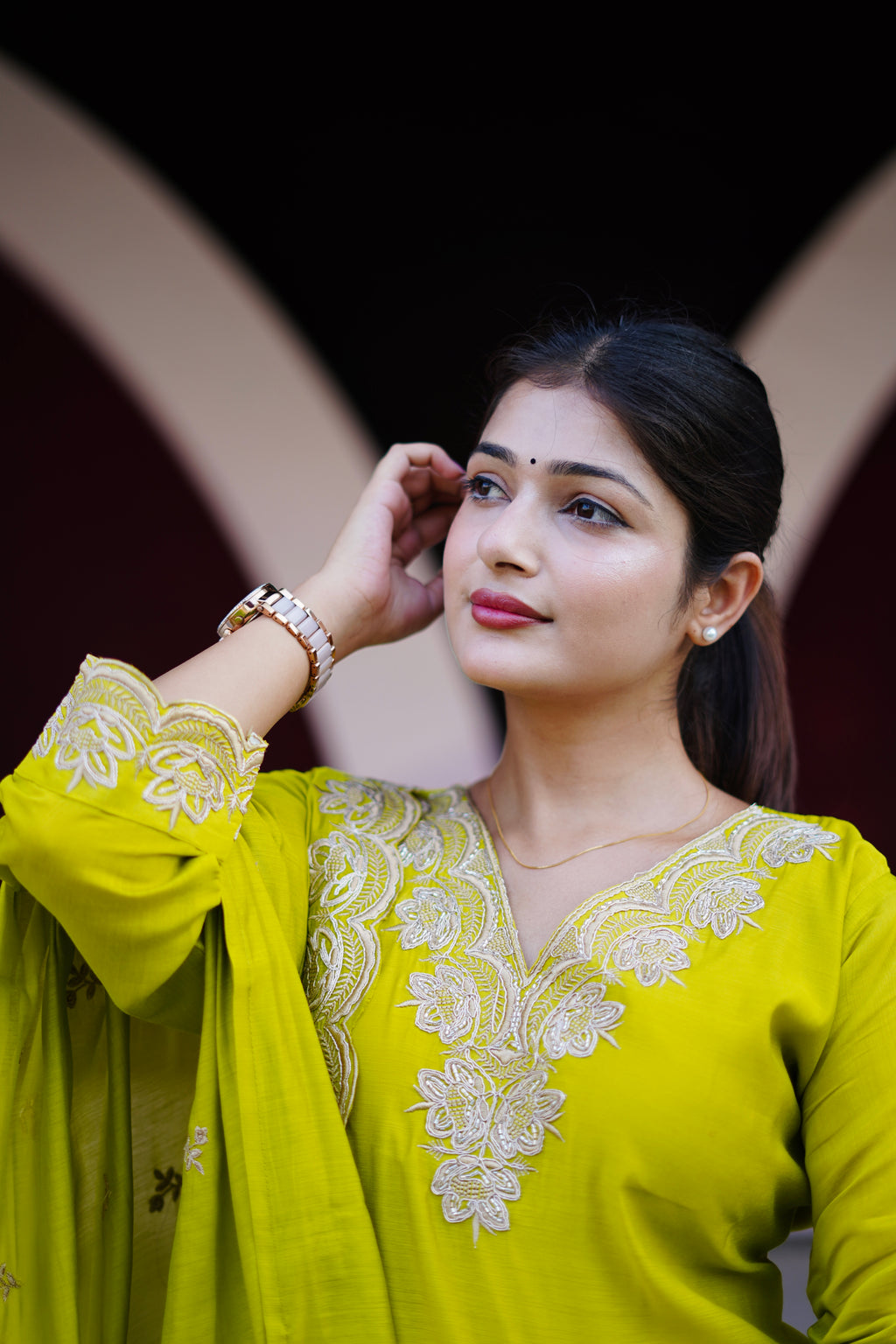 Silk Chanderi Blend Suit
