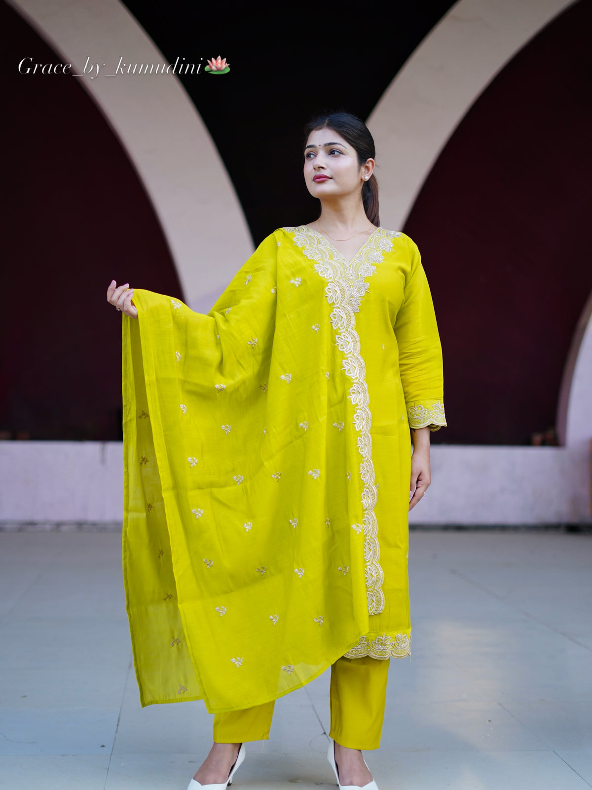 Silk Chanderi Blend Suit